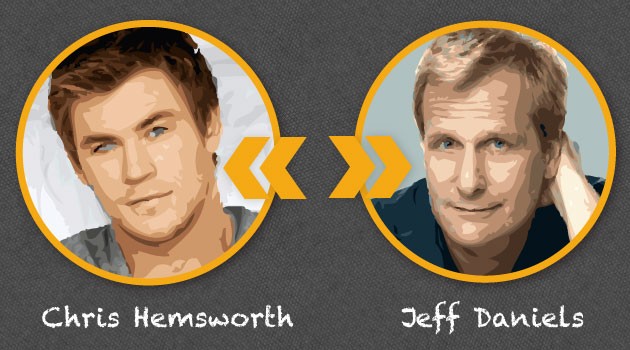 The Movie Chain Challenge: Chris Hemsworth and Jeff Daniels