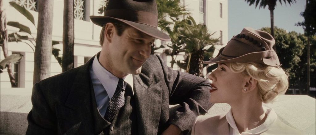 The Black Dahlia - Aaron Eckhart and Scarlett Johannson